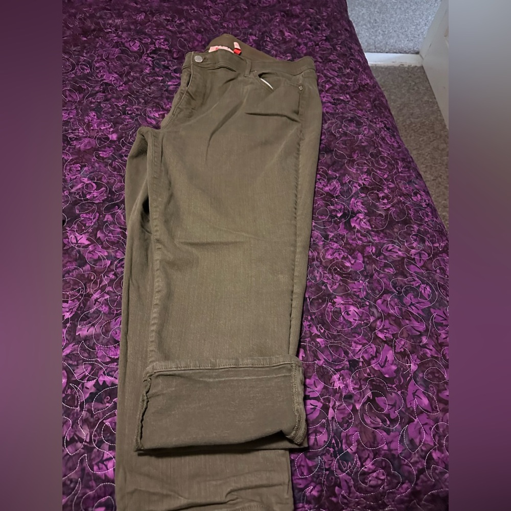 Women’s size 22 green capri